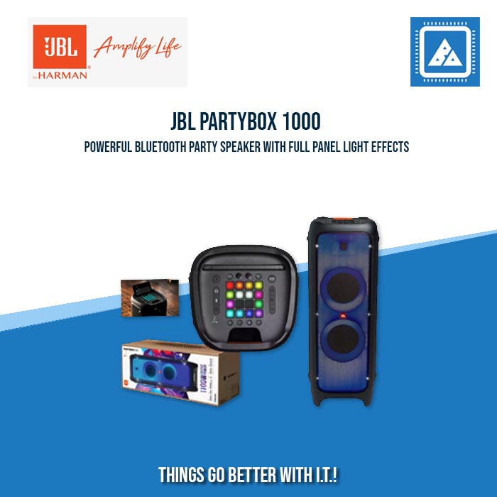 JBL PARTYBOX 1000 PORTABLE BLUETOOTH SPEAKER (BLACK) JBL PARTYBOX 1000 PORTABLE BLUETOOTH SPEAKER (BLACK)